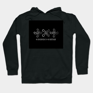 TXT Temptation | classic black & white gradient LOGO Hoodie